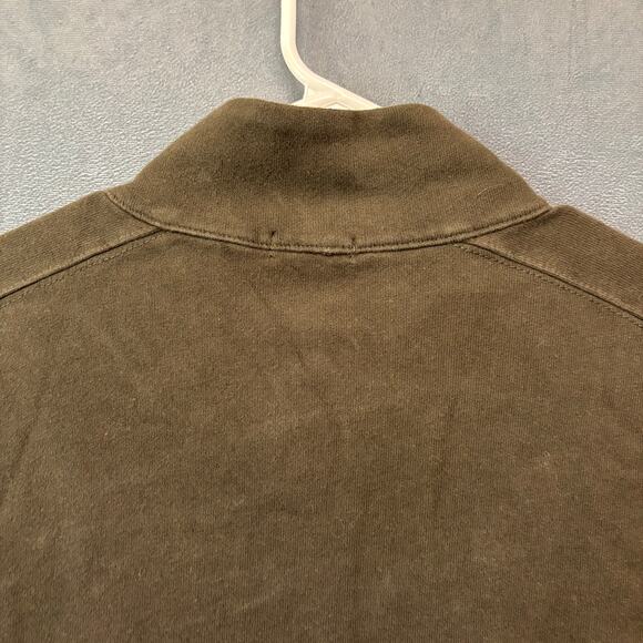 J. Crew Sweater Mock Neck Quarter Zip Thick Heavyweight Thick Shirt Soft Preppy - Picture 7 of 7